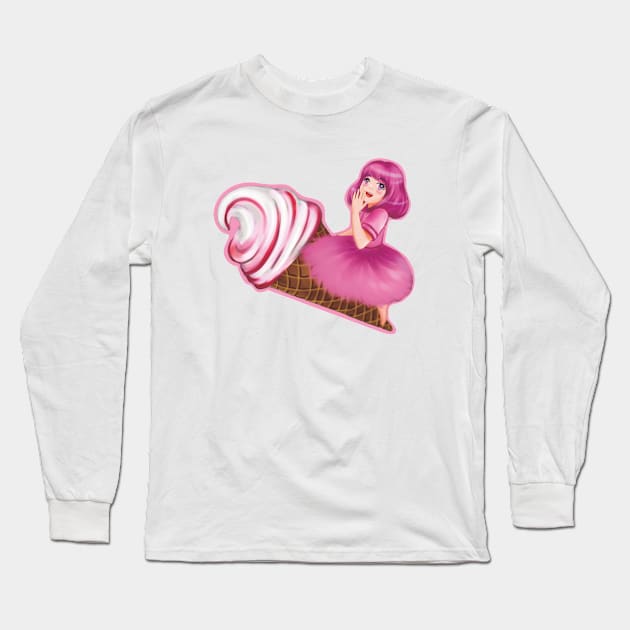 ice cream Long Sleeve T-Shirt by dyahaditya